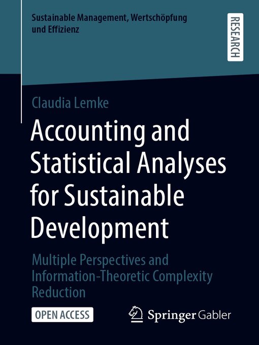 Title details for Accounting and Statistical Analyses for Sustainable Development by Claudia Lemke - Available